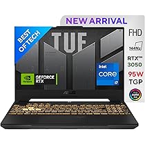 ASUS TUF Gaming F15, Intel Core i7 12700H 12th Gen, 15.6-inch FHD 