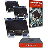 AZDelivery 1.3 pollici Display OLED I2C SSH1106 Chip 128 x 64 Pixel I2C Modulo di Visualizzazione dello Schermo con Caratteri