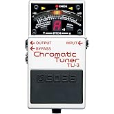 BOSS TU-3 akort cihazı pedal, beyaz