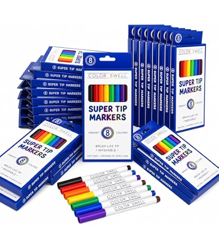 Bedwina 720 Crayons De Cire – 120 Paquets De 6 Couleurs – Idéal Pour Fêtes, Chaussettes De Noël Et Cadeaux Enfants