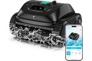 WYBOT C1 Poolroboter mit Akku, 150 Min. Kabellos Poolsauger Poolroboter Boden und Wand, Poolreiniger mit intelligenter Routenplanung, vollautomatische Boden-, Wasserlinien- & Wandreinigung, bis 150 ㎡