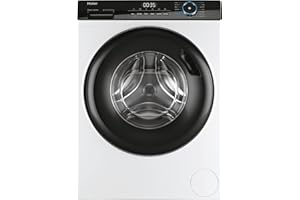 Haier I-Pro Series 3 Washer Dryer, 10 Kg Wash + 6 Kg Dry, 1400 RPM, Combined Cycle Class D, Direct Motion Motor, Anti-Bacterial Treatment, 14 Programmes, Anthracite, 60x67x85 cm – HWD100-B14939