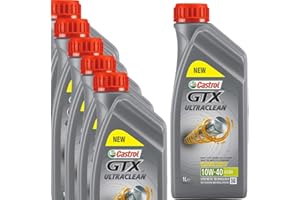 LUBRIALPHA olio motore 10w40 benzina diesel Castrol GTX ultraclean 10w40 A3/B4 6x1lt.