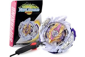 QIANQ Bayblade Burst Toupies，Burst Turbo avec Lanceurs，4D Combat Top Top Model Metal Masters Speed Top avec Rafale pour La Journée des Enfants, Pâques, Noël, Anniversaire