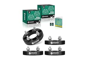 YHTAUTO 4x108 to 4x100 mm Wheel Adapters 1 inch Fits Ford, Mercury Models, Focus, EcoSport, Fiesta, Cougar, Tire Spacers w/ M12x1.5 & 12.9 Grade Studs, 78.1 mm Center Bore 4 Lug 4PCS