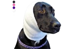 ZONI PETS The Original Happy Hoodie für Hunde & Katzen – seit 2008 – das Wunderwerkzeug zur Fellpflege und zum Trocknen von Angstzuständen und Beruhigung von Hunden (groß, weiß)