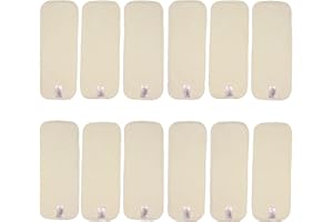 LITTLES & BLOOMZ Littles and Bloomz 12 bambusowa wkładka do pieluszek wielokrotnego użytku, BB12