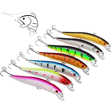 Goture Soft Plastic Baits With Worm Hooks Kit, Straight