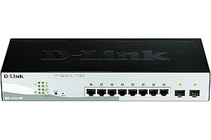 D-Link DGS-1210-10P/E Smart+ Switch Gestito, 10 Porte Gigabit, PoE - Solo cavo di alimentazione UE