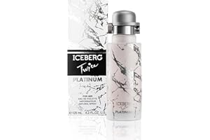 ICEBERG Twice Platinum – Eau de Toilette 125 ml, Profumo da Donna Lussuoso dalle Note Floreali e Orientali, Raffinato Flacone Cilindrico Effetto Marmo, Per Le Donne Affascinanti