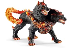 SCHLEICH ELDRADOR CREATURES | Segugio infernale 42451 | mostro ELDRADOR con dettagli in lava ragazze e ragazzi | giocattolo da 7 anni | 14 x 7 x 10 cm