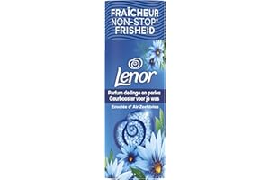 Lenor Parfum de Linge en Perles pour Lessive, 16 Lavages, Envolée d’Air, Fraîcheur Non-stop jusqu'à 12 Semaines de Stockage