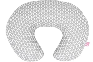 Mother hood Bezug für das Stillkissen Öko-Tex Standard 100, grau Classics