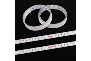 SVALOR 2 Rouleaux Mètre à Ruban Auto-adhésif, 1 Mètre Mètre Ruban Auto-adhésif, Règle Métrique Auto-Adhésive pour Mesurer des Objets Verticaux Tels Que des Établis (Centrage)
