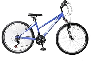 Ammaco Skye 26" Wheel Womens Mountain Bike Front Suspension 16" Frame 21 Speed Purple
