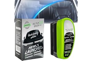 COLEESON Automotive Oil Film Cleaning Brush, New 2.0 Car Glass Cleaner with Oil Film Removal Brush, Windscreen Cleaner, Powerful Oil Film Remover for Clear Visibility, Auto & Home Use (150ml)