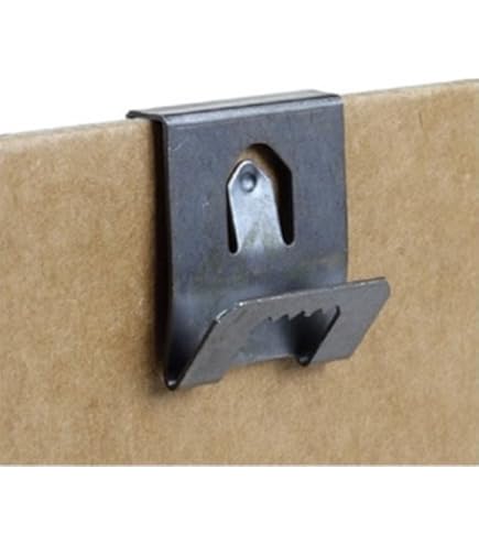 26mmx14mm Photo Cadre Métal Spring Tour Clip Ton Argent 10pc