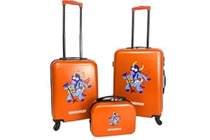 Kukuxumusu Maleta Cabina de Viaje rígida, 4 Ruedas 360 Grados, 56,5x42x21 cm, ABS y Policarbonato, con Candado Integrado