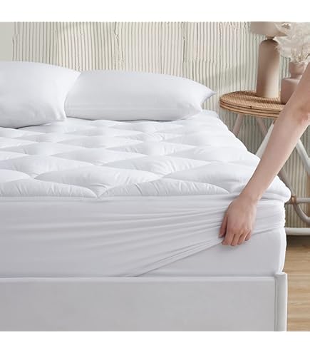 Sonive Waterproof Mattress Protector,Twin Mattress Protector with De