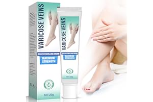 BODY MERRY Crema per Vene Varicose e Capillari Gambe, Riduce Gonfiore, Dolore e Pesantezza, Trattamento Intensivo Gambe Leggere- Migliora la Circolazione Sanguigna, 20g