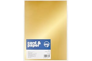 SCOLA 50 Blatt A4 Gold Karton