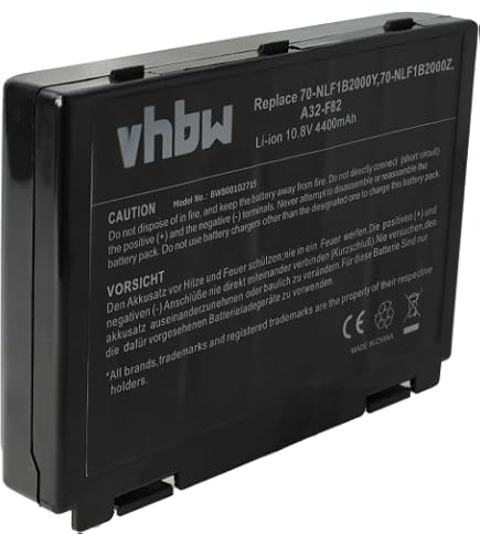 Vhbw Batteria Compatibile Con Asus X5dab, X5dad, X5dc - 4400mAh, 11,1V, Sostituisce A32-F52, A32-F82