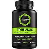 Tribulus Terrestris 90%+ Saponins, Ashwagandha, Black Maca - Extracts | 1800mg Tribulus, 450mg Ashwagandha, 300mg Black Maca