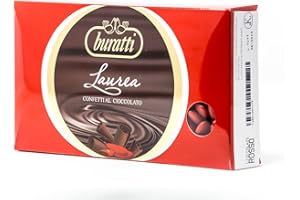 Buratti Confetti al Cioccolato, Rosso - 1000 g