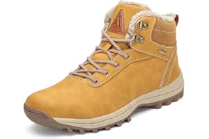 Mishansha Winterschuhe Warme Gefütterte Herren Damen Winterstiefel Wasserdicht Trekkingschuhe Wanderschuhe Gr.36-48