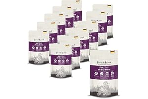 Venandi Animal Comida de Calidad para Gatos - Pato como monoproteína, Comida húmeda, sin Cereales y Natural, Paquete de 12 (12 x 125 g)