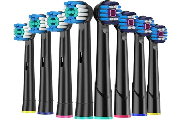 Oral B utbytbara borsthuvuden: Precision Clean och 3D Clean tandborsthuvuden för Braun Oral B Vitality Pro, Genius X, Pro Ser