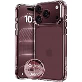 Minesk iPhone 17 Pro/18 Pro ile Uyumlu SuperMatt Serisi Arkası Parmak izi Tutmayan Sert Mat Polikarbonat Kenarları Tpu Siliko