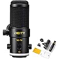 Deity VO-7U Microphone All Metal Dynamic Microphone Condenser Microphone for Podcasting, Recording, Live Streaming, Gaming Built-in 3.5mm Monitor Interface (with Desktop Tripod)