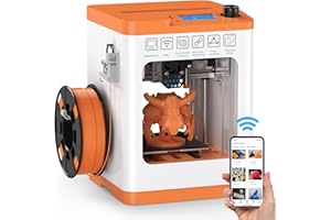 WEEFUN Newest TINA2 S 3D Printer, Ultra Silent Mainboard with WiFi Cloud Printing, Mini Heatable PEI Platform, Auto Bed Leveling DIY 3D Printers with Resume Printing, Fully Open Source