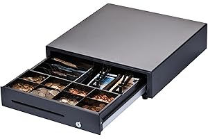 Metapace K-1 grau – Kassenschubladen (410 mm, 410 mm, 100 mm, unter dem Tisch)