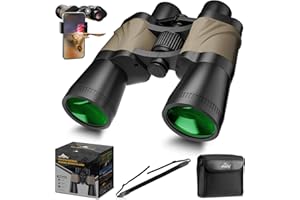 MAXLAPTER Upgrade 12x50 High Power Binoculars for Adults with Large View, BAK4 Prism Fogproof & Waterproof binoculars for Bird Watching,Great for Travel Hunting Concerts Camping Hiking
