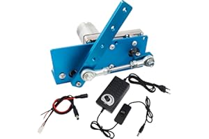 Jvnvlki Design fai da te DC 24 V, 90 rpm, motore a dondolo regolabile da 20 a 120 gradi, con regolatore di velocità