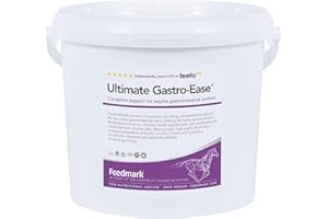 Feedmark Ultimate Gastro-Ease® | Complete Equine Support With Pre-, Pro- and Postbiotics To Optimise Digestion In Horses | 90 Days Supply | 11.3kg | 100% British Made | UFAS & BETA NOPS Accredited