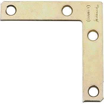 brass flat corner brace
