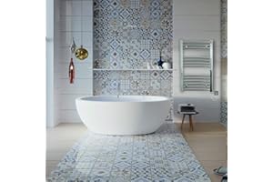 Valdern Prefilled Electric Heated Chrome Towel Rail Warmer Bathroom Radiator (500 mm (W) x 800 mm (H) - 150Watt)