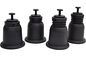 3S SUPERSAMASTORE Vecamco - ensemble de 4 supports de sol rglables en hauteur pour units extrieures de climatiseur