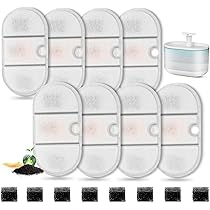 Set 24 Filtri Per Fontana Acqua Gatti E Cani - Con Carbone Attivo E Resina, Ricambi LTZGO