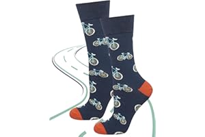 soxo Velo Chaussettes Homme Fantaisie Chaussette Humour Cadeau Chausette Hommes Drole 40-45