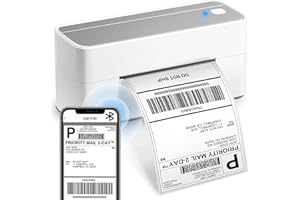ASPRINK Bluetooth Thermal Label Printer Machine - 241BT Wireless Postage Shipping Label Printer Machine for Phone, Desktop Thermal Label Printer 4x6, Compatible with Hermes, Royal Mail, Amazon, Shopify