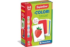 Clementoni Sapientino Montessori - Carte Colori, Gioco Educativo Montessori Bambini 2 5 Anni, Flashcards per Imparare i Colori e le Loro Gradazioni, Made in Italy, Lingua Italiana, 16836