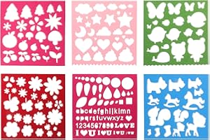 MAGICLULU 6st Stochern Spaß Vorlage Wollfilzwerkzeug Wollapplikationsform Filzschablone Bastelwerkzeug Filzapplikationsschablonen Bastelschablonen Zum Filzen Wollfilzform Handbuch Gefühlt