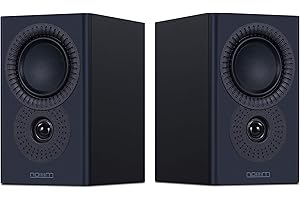 Mission LX-1 MkII Bookshelf or Standmount Speakers in Lux Black(LX-1, Lux Black)