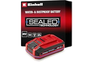 Original Einhell 18V 4,0 Ah SEALED Power X-Change PLUS (18 V Akku, wasser- & staubgeschützt, Schutzklasse IP57, universell verwendbar für alle PXC-Geräte, ohne Ladegerät)