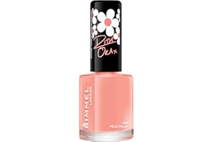 Rimmel London 60 Seconds Super Shine by Rita Ora Nail Polish, 408 Peachella, 8 ml