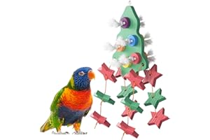 MQUPIN Bird Toys, Parrot Foraging Toys for Small Parakeets, Cockatiels, Conures, Finches,Budgie,Macaws, Parrots, Love Birds-chew, bite, forage, Chew Toy